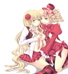 Rating: Explicit Score: 0 Tags: 07th_expansion 2girls beatrice_(umineko) blonde_hair blue_eyes bow breasts drill_hair female female_only gaap hat jacket lolita_fashion long_hair mini_top_hat multiple_females multiple_girls murasakio necktie nipples panties panties_around_leg panties_around_one_leg ribbon rule34 skirt striped striped_legwear striped_thighhighs thighhighs top_hat umineko_no_naku_koro_ni underwear yuri zettai_ryouiki User: bunchy7s