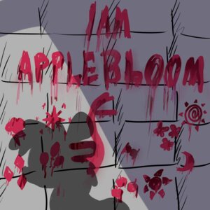 Rating: Questionable Score: 0 Tags: 1:1 apple_bloom_(mlp) blood blood_on_wall bodily_fluids digital_media_(artwork) drawing_(object) e621 earth_pony english_text equid equine female feral friendship_is_magic half-length_portrait hasbro horse insane mammal my_little_pony pony portrait shadow solo text unknown_artist User: bunchy7s Rating: Questionable Score: 0 Tags: 1:1 apple_bloom_(mlp) blood blood_on_wall bodily_fluids digital_media_(artwork) drawing_(object) e621 earth_pony english_text equid equine female feral friendship_is_magic half-length_portrait hasbro horse insane mammal my_little_pony pony portrait shadow solo text unknown_artist User: bunchy7s