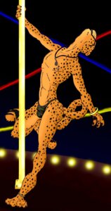 Rating: Questionable Score: 0 Tags: anthro bulge cheetah clothed clothing dancing e621 felid feline hi_res holding_fixture jewelry male mammal necklace pole pole_dancing rave skimpy solo spots stripper stripper_pole tail thong underwear unknown_artist User: bunchy7s
