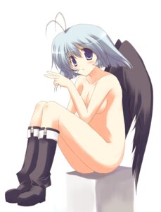 Rating: Questionable Score: 0 Tags: black_wings blush boots female kamyu_(utawarerumono) kisaki_yuu looking_at_viewer naked_footwear nude rule34 sitting solo utawarerumono wings User: bunchy7s Rating: Questionable Score: 0 Tags: black_wings blush boots female kamyu_(utawarerumono) kisaki_yuu looking_at_viewer naked_footwear nude rule34 sitting solo utawarerumono wings User: bunchy7s