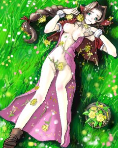 Rating: Questionable Score: 0 Tags: aerith_gainsborough artist_request bolero braid breasts brown_hair cropped_jacket dress female female_only final_fantasy final_fantasy_vii flower grass green_eyes human jacket long_hair lowres no_bra no_panties nude oekaki open_clothes open_dress open_shirt ponytail ribbon ribbons rule34 shirt single_braid solo straight_hair tied_hair User: bunchy7s