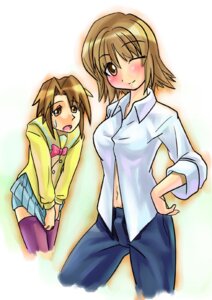 Rating: Explicit Score: 0 Tags: clothing crossdressing female human human_only momose_kurumi momose_shu pani_poni_dash! rule34 skirt stockings thighhighs User: bunchy7s