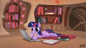 Rating: Safe Score: 0 Tags: 16:9 2012 book computer cutie_mark digital_media_(artwork) e621 electronics equid equine female feral friendship_is_magic fur hair hasbro hi_res horn inside laptop mammal multicolored_hair my_little_pony mysticalpha mythological_creature mythological_equine mythology purple_body purple_eyes purple_fur purple_hair solo tail twilight_sparkle_(mlp) two_tone_hair unicorn widescreen wood User: bunchy7s