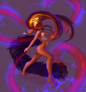Rating: Questionable Score: 0 Tags: anthro avelynne biped breasts brown_hair canid canine domestic_cat e621 elfane felid feline felis female fennec_fox fox fudchan hair halo long_ears long_tail magic mammal nipples nude solo tail true_fox User: bunchy7s