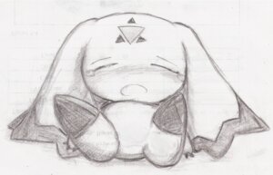 Rating: Safe Score: 0 Tags: ambiguous_gender anthro bandai_namco biped blush calumon clyndemoon digimon digimon_(species) e621 facial_markings featureless_crotch forehead_markings graphite_(artwork) greyscale head_markings lying markings monochrome on_back solo symbol traditional_media_(artwork) zero_unit User: bunchy7s