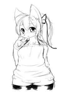 Rating: Safe Score: 0 Tags: 2014 absurd_res anthro biped blush chipar clothing domestic_cat e621 felid feline felis female hair hi_res kemono long_hair looking_at_viewer mammal monochrome simple_background sketch solo standing white_background User: bunchy7s