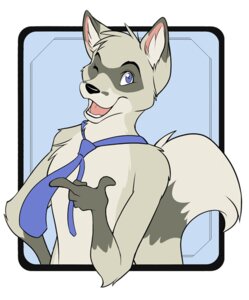 Rating: Safe Score: 0 Tags: 5_fingers accessory anthro blue_eyes border dipstick_tail e621 fender fingers fur furaffinity gloves_(marking) grey_body grey_fur hand_on_hip happy holly_marie_ogburn hybrid inner_ear_fluff looking_at_viewer male mammal markings mascot mostly_nude multicolored_tail necktie one_eye_closed open_mouth open_smile outside_border raised_tail smile solo tail tail_markings tuft wink User: bunchy7s