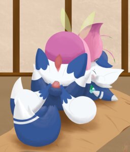 Rating: Explicit Score: 0 Tags: 2013 anal anal_penetration animal_genitalia anus arti4000 arti_(arti4000) artibii_(arti4000) balls barefoot blue_body blue_eyes blue_fur blush bodily_fluids celebi cloaca cloacal_penis cum cum_in_ass cum_in_vagina cum_inside cum_on_penis digital_media_(artwork) e621 erection eyes_closed feet felid female feral feral_on_feral fur generation_2_pokemon generation_6_pokemon genital_fluids genitals glistening green_eyes group group_sex hi_res insect_wings inside intraspecies legendary_pokemon lying male male/female male_penetrating mammal meowstic meowstic_(female) meowstic_(male) nintendo nude on_back on_ground on_top orgasm penetration penis pink_body pink_penis pink_skin pokemon pokemon_(species) raised_leg semi-anthro sex shadow shiny_pokemon size_difference spread_legs spreading threesome trio vaginal vaginal_penetration vertical_cloaca vulva white_body white_fur wings young User: bunchy7s