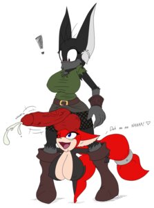 Rating: Explicit Score: 0 Tags: angel_the_catgirl angelthecatgirl anthro balls belt black_body black_fur blue_eyes bodily_fluids boots breasts canid canine cleavage clothed clothing cum duo e621 english_text erection exclamation_point fan_character felid female footwear fox fully_clothed fur genital_fluids genitals gynomorph heart_symbol hi_res intersex looking_down mammal nipple_outline one_eye_closed open_mouth orgasm penis red_body red_eyes red_fur sega shadow_dragmire shoes simple_background size_difference sonic_the_hedgehog_(series) tail text vein white_background wink User: bunchy7s