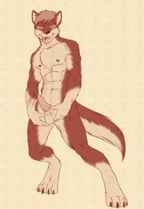 Rating: Explicit Score: 0 Tags: 4_toes abs animal_genitalia animal_penis anthro balls biped canid canine canine_genitalia canine_penis canis chest_tuft claws digitigrade e621 ear_piercing erection feet fur genitals hair hi_res hindpaw male mammal monochrome nude paws penis piercing scar shadowfenris simple_background solo standing tenebear toes tuft white_background wolf User: bunchy7s
