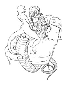 Rating: Explicit Score: 0 Tags: 2_penises animal_genitalia animal_penis anthro apode bed blush cloaca cloacal_penis digital_drawing_(artwork) digital_media_(artwork) draconcopode duo e621 erection female furniture gecko genitals hemipenes legless lizard male male/female monochrome multi_genitalia multi_penis naga nude on_bed penis pepperednewt reptile scales scalie serpentine sex simple_background snake tail white_background User: bunchy7s