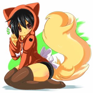 Rating: Safe Score: 0 Tags: anthro biped black_hair canid canine clothing e621 female fox hair hoodie kneeling legwear looking_at_viewer mammal parupi_(character) pinup pose ribbons shineymagic simple_background solo stockings tail toony topwear User: bunchy7s