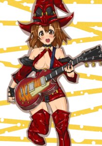 Rating: Explicit Score: 0 Tags: bare_shoulders blush boots breasts brown_eyes brown_hair cleavage cosplay dress embarrassed female female_only fingerless_gloves gloves guilty_gear guitar hair_ornament hairclip hat human human_only i-no_(cosplay) instrument k-on! leather les_paul makai nail_polish nipple_slip nipples open_mouth red_legwear red_thighhighs rule34 short_dress short_hair skirt skull solo standing thigh_boots thighhighs witch witch_hat yui_hirasawa_(k-on!) zettai_ryouiki User: bunchy7s
