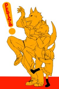 Rating: Safe Score: 0 Tags: anthro canid canine canis clothed clothing comic e621 english_text exclamation_point female fur group hair hair_over_eye hard_translated human kemono larger_male lila_(kashiwagi_aki) male mammal muscular one_eye_obstructed pose rolf school_uniform short_hair simple_background size_difference smaller_female text third-party_edit translated translation_edit uniform white_background wolf yakantuzura yotsubato! young zinovy User: bunchy7s