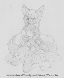 Rating: Safe Score: 0 Tags: anthro clothed clothing dawniie_aeonix e621 eyewear female glasses looking_at_viewer mammal monochrome simple_background solo tail temrin text unknown_species url white_background User: bunchy7s