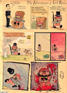 Rating: Explicit Score: 0 Tags: abuse animal_abuse blood bodily_fluids butler canid canine canis clothing comic disembowelment domestic_dog e621 eegra english_text gore group hat headgear headwear human humor insane lagomorph leporid male mammal mario mario_bros nintendo parody patrick_alexander rabbit red_eyes reptile scalie terribly_british text top_hat traditional_media_(artwork) turtle umbrella what User: bunchy7s