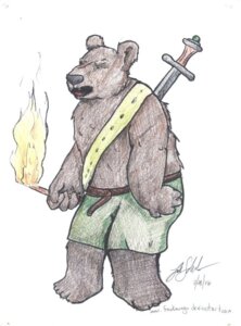 Rating: Safe Score: 0 Tags: alin_raven bear bottomwear brown_bear brown_body brown_fur clothed clothing crayon_(artwork) e621 english_text fur green_bottomwear green_clothing grizzly_bear holding_object holding_torch male mammal melee_weapon mixed_media pen_(artwork) shorts slightly_chubby solo sword text topless torch traditional_media_(artwork) ursine weapon User: bunchy7s Rating: Safe Score: 0 Tags: alin_raven bear bottomwear brown_bear brown_body brown_fur clothed clothing crayon_(artwork) e621 english_text fur green_bottomwear green_clothing grizzly_bear holding_object holding_torch male mammal melee_weapon mixed_media pen_(artwork) shorts slightly_chubby solo sword text topless torch traditional_media_(artwork) ursine weapon User: bunchy7s