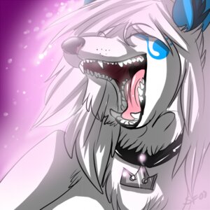 Rating: Safe Score: 0 Tags: 1:1 anthro blue_markings canid canine canis collar digital_media_(artwork) domestic_dog e621 eyes_closed fangs female fur gaping_mouth hair ifus ifus_(character) long_hair low_res mammal markings mouth_shot open_mouth solo teeth uvula white_body white_fur white_hair wolf User: bunchy7s