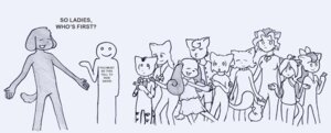 Rating: Questionable Score: 0 Tags: anthro bittersweet_candy_bowl canid canine canis daisy_(bcb) david_(bcb) domestic_cat domestic_dog e621 english_text felid feline felis female gnukko group humor jasmine_(bcb) jessica_(bcb) khao_manee lucy_(bcb) male mammal rachel_(bcb) sandy_(bcb) silly sue_(bcb) tail tess_(bcb) text User: bunchy7s