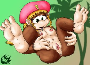 Rating: Explicit Score: 0 Tags: 1girls ape blonde_hair breasts chimpanzee color dixie_kong donkey_kong_(series) female female_only furry haplorhine nintendo nipples nude primate pussy rule34 saliva soles solo spread_legs User: bunchy7s