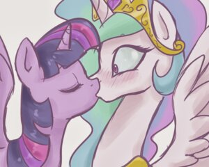 Rating: Safe Score: 0 Tags: 5:4 digital_media_(artwork) duo e621 equid equine eyes_closed feathered_wings feathers female female/female friendship_is_magic fur hair hasbro horn kiss_on_lips kissing mammal multicolored_hair my_little_pony mythological_creature mythological_equine mythology outline princess_celestia_(mlp) purple_body purple_eyes purple_fur purple_hair simple_background surprise_kiss twilight_sparkle_(mlp) two_tone_hair unknown_artist white_background white_body white_fur winged_unicorn wings User: bunchy7s