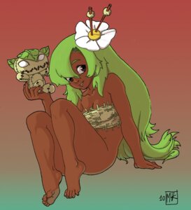 Rating: Explicit Score: 0 Tags: 1girls amalia ankama ass barefoot bottomless breasts brown_eyes cleavage dark-skinned_female dark_skin doll feet female female_only flower full_body gradient_background green_hair hair_between_eyes hair_flower noisetanker princess_amalia_sheran_sharm rule34 sadida sitting small_breasts smile soles solo toes tube_top very_long_hair wakfu User: bunchy7s