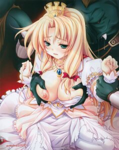 Rating: Explicit Score: 0 Tags: blonde_hair blush bow breast_grab breast_slip breasts cleavage copyright_request crown cute_fang detached_sleeves dress dress_pull female green_eyes green_skin groping hat highres jewelry kneeling long_hair miyama-zero monster monster_rape necklace nipple_slip nipples no_bra one_breast_out open_mouth pendant princess rape restrained rule34 saliva spoils_of_war straight_hair tears thighhighs torn_clothes white_legwear white_thighhighs User: bunchy7s