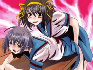 Rating: Explicit Score: 0 Tags: 2girls brown_hair clothing female female_only human multiple_females multiple_girls nagato_yuki rule34 school_uniform seifuku sentape serafuku short_hair skirt suzumiya_haruhi suzumiya_haruhi_no_yuuutsu yuri User: bunchy7s