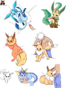 Rating: Explicit Score: 0 Tags: eevee eeveelution female feral flareon fur furry_ears furry_tail glaceon leafeon nintendo pokemon pokemon_(species) rule34 tail vaporeon User: bunchy7s