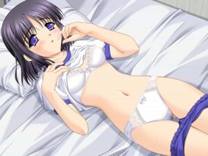 Rating: Explicit Score: 0 Tags: bed bra buruma buruma_pull female game_cg gym_uniform isawa_tae lamune lingerie panties purple_eyes rule34 solo underwear white_bra white_panties User: bunchy7s