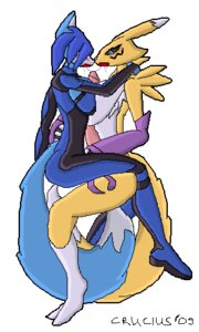 Rating: Explicit Score: 0 Tags: 2009 anthro breasts canine digimon female fox fur furry futanari intersex interspecies krystal nintendo renamon rule34 star_fox User: bunchy7s