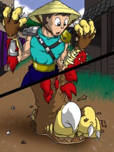 Rating: Safe Score: 0 Tags: 3:4 3_toes 4_fingers asian_conical_hat biceps blue_eyes body_part_growth brown_hair catmonkshiro china claw_growth claws clothed clothing comic dragon e621 explorer eyebrows feet fingers footwear fur fur_growth gloves growth hair handwear hat headgear headwear human human_to_anthro male mammal mid_transformation mythological_creature mythological_scalie mythology paws raised_eyebrows scalie shoes sickle_claw solo species_transformation toe_claws toes torn_clothing transformation transformation_sequence User: bunchy7s
