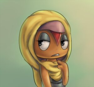 Rating: Safe Score: 0 Tags: ambiguous_gender anthro biped clenched_teeth clothing e621 eyelashes eyeshadow forehead_gem frown gem generation_5_pokemon gradient_background grey_clothing grey_eyes grey_shirt grey_topwear half-closed_eyes half-length_portrait headgear headwear hijab hood looking_away looking_back makeup narrowed_eyes nintendo orange_body orange_skin pokemon pokemon_(species) portrait raggedy raised_arm religious_clothing religious_headwear scrafty shirt simple_background solo teal_background teeth topwear User: bunchy7s