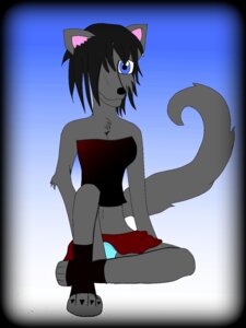 Rating: Safe Score: 0 Tags: 3:4 anthro bottomwear canid canine canis clothing e621 female fluffy fox grandfathered_content hi_res mammal panties skirt solo tail underwear unknown_artist wolf User: bunchy7s