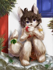 Rating: Safe Score: 0 Tags: 4_toes anthro barefoot bikini biped blush brown_hair canid canine canis cloth clothed clothing detailed detailed_background e621 eixin feet female food fruit hair kemono looking_at_viewer mammal plant purple_eyes sitting skimpy solo swimwear tail toes toony two-piece_swimsuit wolf User: bunchy7s