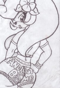 Rating: Explicit Score: 0 Tags: anthro back_view bandicoot clothes coco_bandicoot crash_(series) female female_only flower fur furry hair hand_on_hip long_hair looking_back mammal marsupial monochrome ponytail rule34 shirt solo takumi tied_hair User: bunchy7s