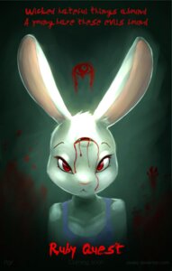 Rating: Questionable Score: 0 Tags: 3_eyes anthro blood blue_clothing blue_shirt blue_topwear bodily_fluids clothing dawkz e621 english_text female fur lagomorph leporid looking_at_viewer mammal multi_eye ouch poster poster_template rabbit red_eyes ruby_(rq) ruby_quest runes shirt solo tears text topwear white_body white_fur User: bunchy7s Rating: Questionable Score: 0 Tags: 3_eyes anthro blood blue_clothing blue_shirt blue_topwear bodily_fluids clothing dawkz e621 english_text female fur lagomorph leporid looking_at_viewer mammal multi_eye ouch poster poster_template rabbit red_eyes ruby_(rq) ruby_quest runes shirt solo tears text topwear white_body white_fur User: bunchy7s