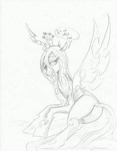 Rating: Questionable Score: 0 Tags: 2012 arthropod butt changeling_(mlp) digitigrade e621 female feral friendship_is_magic hasbro hole_(anatomy) horn insect_wings looking_at_viewer monochrome my_little_pony presenting queen_chrysalis_(mlp) seductive sketch solo tail thefishe77 wings User: bunchy7s