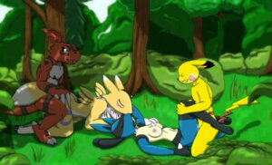 Rating: Explicit Score: 0 Tags: anthro anthrofied bandai_namco bisexual blue_body blue_fur bodily_fluids breasts canid canine crossover cum cum_inside detailed_background digimon digimon_(species) digital_hazard dragon e621 eyes_closed female female/female forest foursome from_behind_position fur generation_1_pokemon generation_4_pokemon genital_fluids group group_sex guilmon interspecies inverted_zero_unit kissing lucario male male/female mammal markings moltsi mythological_creature mythological_scalie mythology nature nintendo outside penetration pikachu plant pokemon pokemon_(species) pokemorph renamon rodent scalie sex side_view symbol tail tree vaginal vaginal_penetration white_body white_fur wood yellow_body yellow_fur zero_unit User: bunchy7s