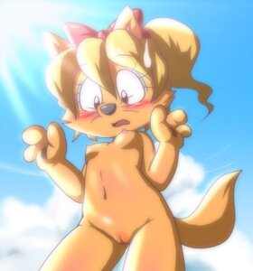 Rating: Explicit Score: 0 Tags: 3_fingers anthro black_nose blonde_hair blush bow breasts cloud color day eyeshadow female female_only front_view fur furry furry_breasts furry_ears furry_tail furyoko glare hair hairbow kaiketsu_zorori navel nipples nude open_eyes open_mouth orange_fur outdoors pussy rule34 rule_63 sky solo standing tail uncensored vulva whiskers zorori User: bunchy7s
