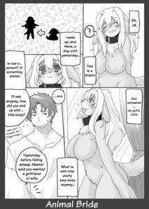 Rating: Questionable Score: 0 Tags: animal_bride animal_bride_1 anthro blush bodily_fluids breasts canid canine canis collar comic dialogue directional_arrow domestic_dog duo e621 english_text female greyscale hi_res human male mammal monochrome pictographics shinobe sweat sweatdrop tail text tongue tongue_out translated User: bunchy7s Rating: Questionable Score: 0 Tags: animal_bride animal_bride_1 anthro blush bodily_fluids breasts canid canine canis collar comic dialogue directional_arrow domestic_dog duo e621 english_text female greyscale hi_res human male mammal monochrome pictographics shinobe sweat sweatdrop tail text tongue tongue_out translated User: bunchy7s