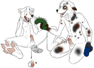 Rating: Explicit Score: 0 Tags: 2010 anthro balls canine dildo flaccid fur furry gay leverpuller male nude penis rule34 sex sex_toy spread_legs spreading white_fur User: bunchy7s