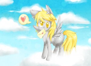 Rating: Safe Score: 0 Tags: :3 amber_eyes blonde_hair cloud cutie_mark derp_eyes derpy_hooves_(mlp) dialogue e621 equid equine feathered_wings feathers female feral friendship_is_magic fur grey_body grey_feathers grey_fur hair hasbro heart_symbol letter long_hair looking_at_viewer lulu-fly mammal my_little_pony mythological_creature mythological_equine mythology outside pegasus pictographics sky skyscape solo standing text wings yellow_eyes User: bunchy7s