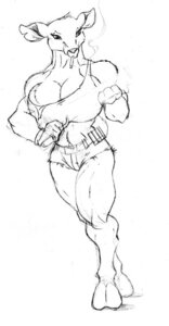 Rating: Questionable Score: 0 Tags: anthro big_breasts breasts cigarette deer e621 female gideon gun hooves mammal monochrome ranged_weapon solo weapon User: bunchy7s