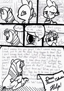 Rating: Safe Score: 0 Tags: black_and_white bodily_fluids comic crying cutie_mark dialogue dragon e621 english_text european_mythology female friendship_is_magic fur hair hasbro hug male monochrome my_little_pony mythological_creature mythological_scalie mythology panicking queencold scaled_dragon scalie spike_(mlp) tail tears text twilight_sparkle_(mlp) western_dragon wingless_dragon User: bunchy7s