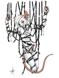 Rating: Explicit Score: 0 Tags: alternative_fashion anthro bdsm bondage bound collar detailed_ear e621 ear_piercing forward_helix_piercing goth helix_piercing leather male mammal murid murine nephilia notched_ear nude piercing rat rodent solo submissive submissive_male suspension tail twain User: bunchy7s