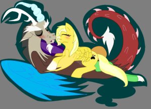 Rating: Questionable Score: 0 Tags: after_sex closed_eyes cum cum_puddle discord_(mlp) draconequus female friendship_is_magic lying_down lynx_(mlp) my_little_pony relaxing rule34 smooth_skin User: bunchy7s