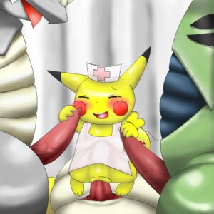 Rating: Explicit Score: 0 Tags: abdominal_bulge blush double_handjob dragonite eyes_closed female foursome handjob mmmf_foursome nintendo nurse_cap nurse_uniform pikachu pokemon pokemon_(species) pokemon_on_pokemon pussy rhydon rule34 sex shiohara threesome tyranitar vaginal_penetration User: bunchy7s