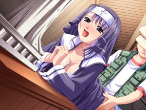 Rating: Explicit Score: 0 Tags: ass ass_grab bent_over blue_eyes blue_lagoon_~minami_no_umi_no_manan~ blush bottomless breasts cleavage cross crucifix doggy_style female habit hat jewelry nun open_mouth pendant praying purple_hair rule34 saliva sex straight tears User: bunchy7s
