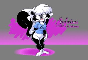 Rating: Safe Score: 0 Tags: 1993 alpha_channel anthro biped black_body black_fur ccad clothing e621 eric_schwartz eyewear female fluffy fluffy_tail fur glasses gloves_(marking) hand_behind_back leg_markings looking_at_viewer mammal markings mephitid multicolored_body multicolored_fur sabrina_(sabrina_online) sabrina_online shirt simple_background skunk smile socks_(marking) solo standing striped_skunk tail topwear transparent_background two_tone_body two_tone_fur vintage white_body white_fur User: bunchy7s